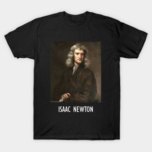 Sir Isaac Newton Portrait Art T-Shirt